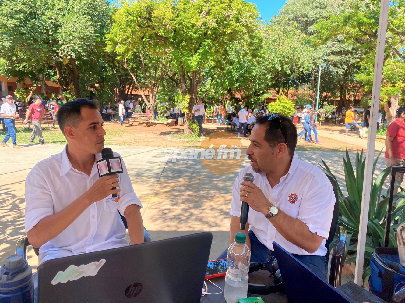 Fernando "Pato" Ojeda, candidato al Senado por la ANR llegó hasta la ciudad de Concepción