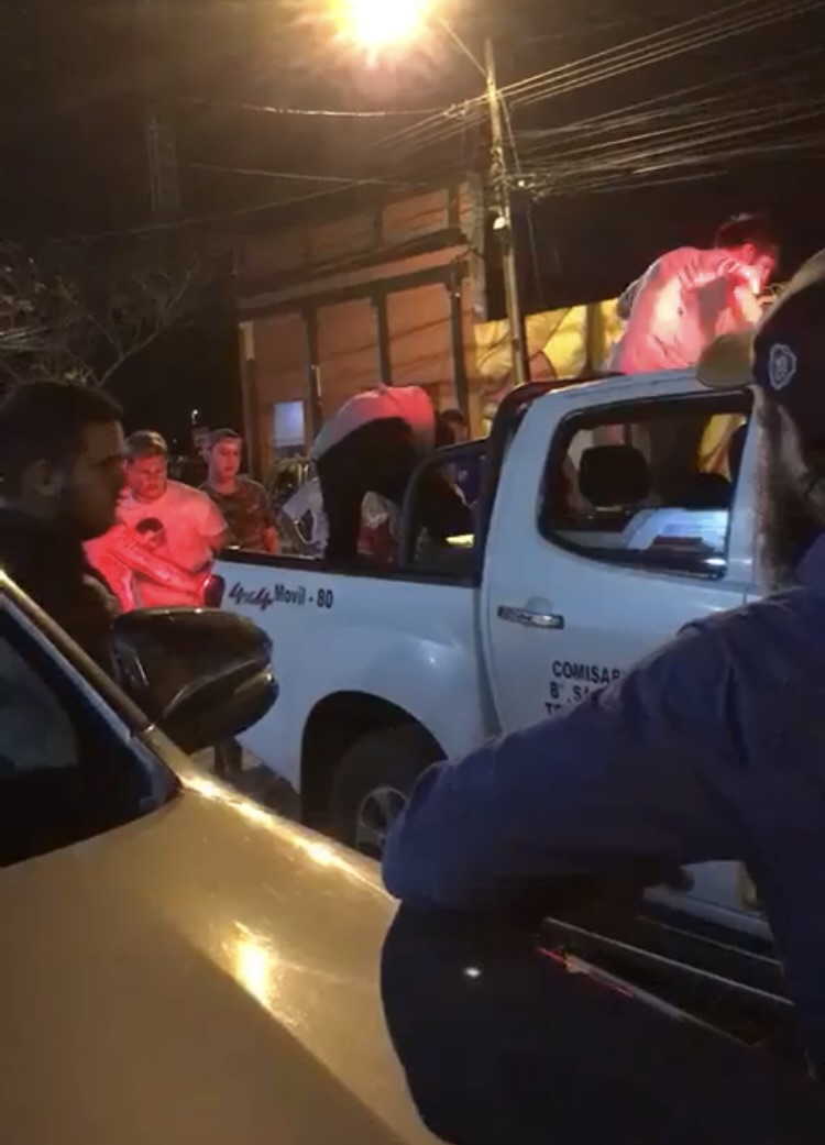 TURBA DE PERSONAS PROTAGONIZA INCIDENTES TRAS EL ENCUENTRO DE LA FINALISIMA DE LA LIGA CONCEPCIONERA DE FÚTBOL