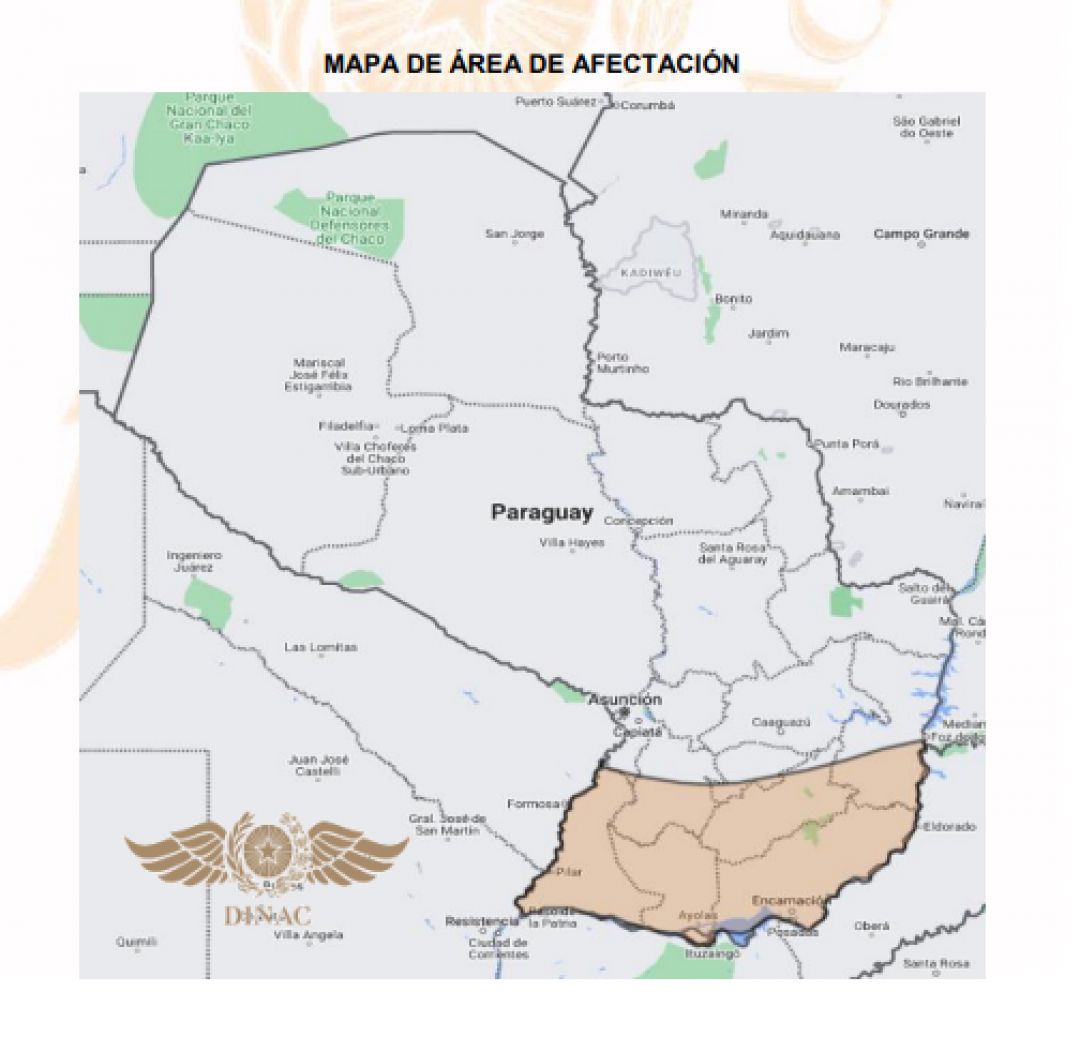 Lluvias para el centro, sur y sureste de la región oriental