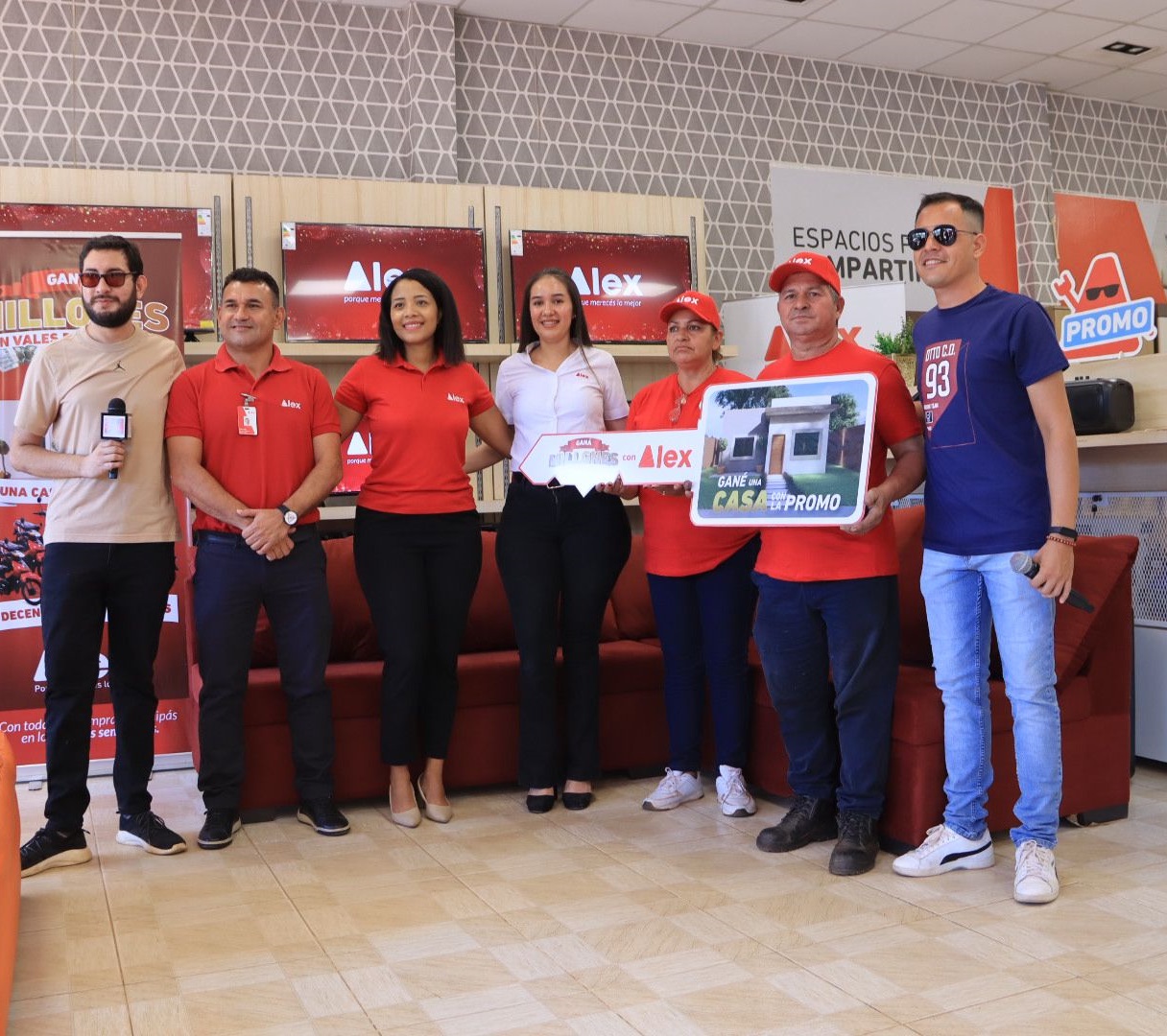 Concepcionero se ganó la construcción de una casa con ALEX S.A.