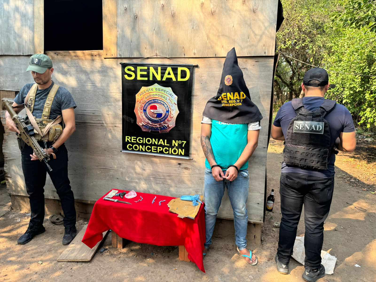 Senad detuvo a presunto microtraficante en el barrio San Antonio