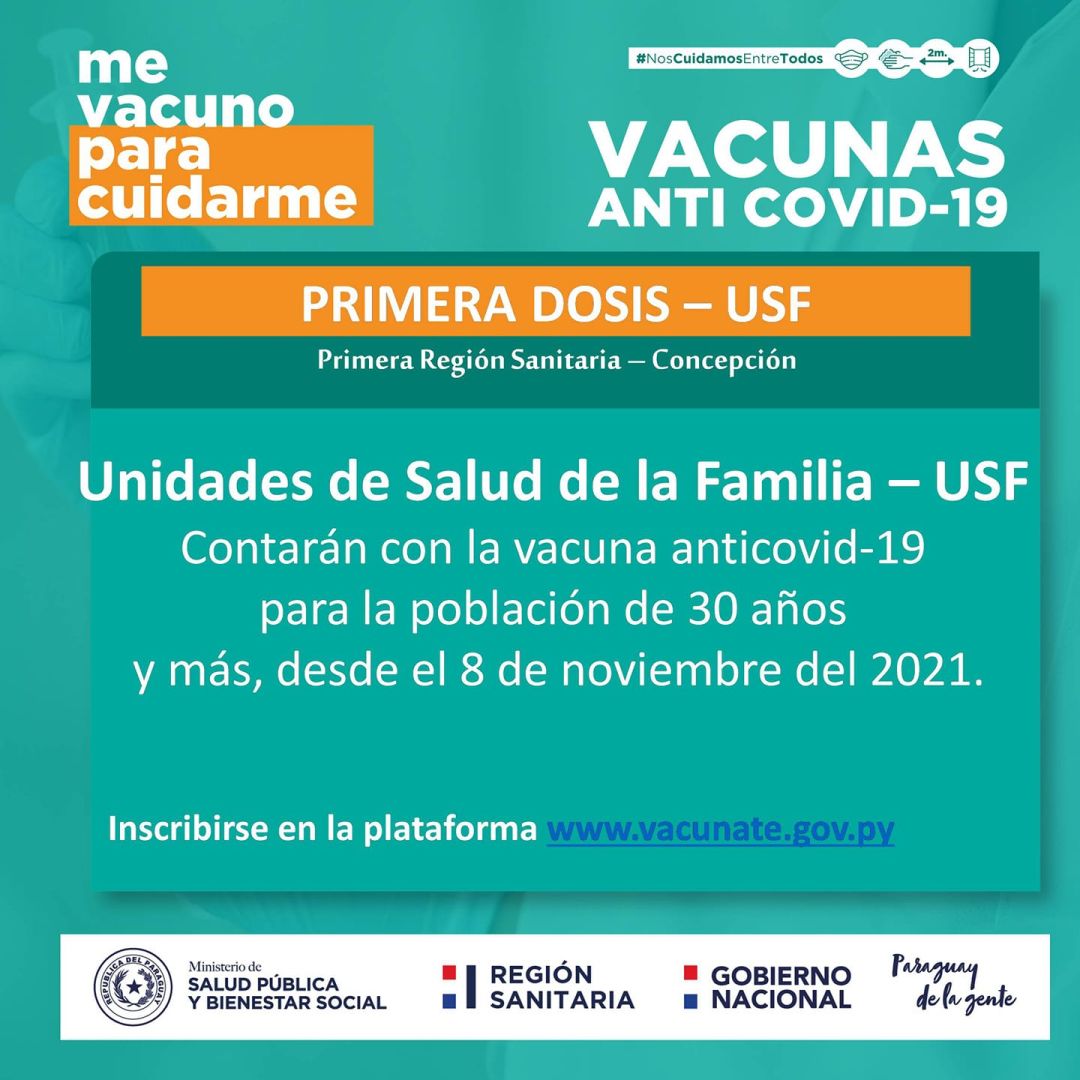 Unidades de Salud de la Familia disponen de vacunas anticovid