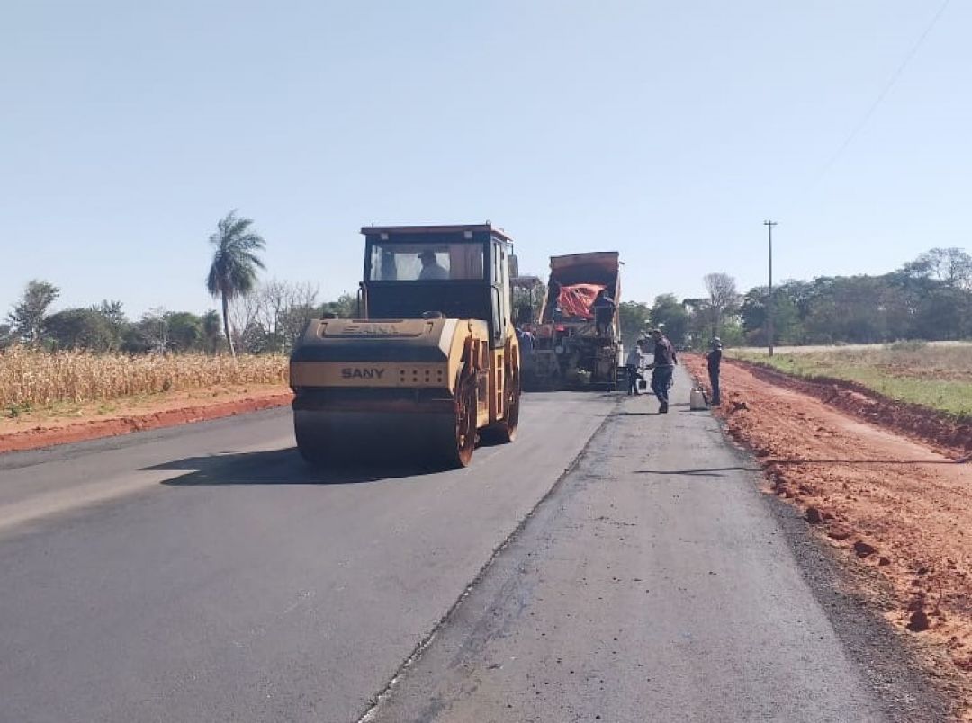 Asfaltado desde Arroyito a Ruta PY05 culminará este mes anuncia el MOPC