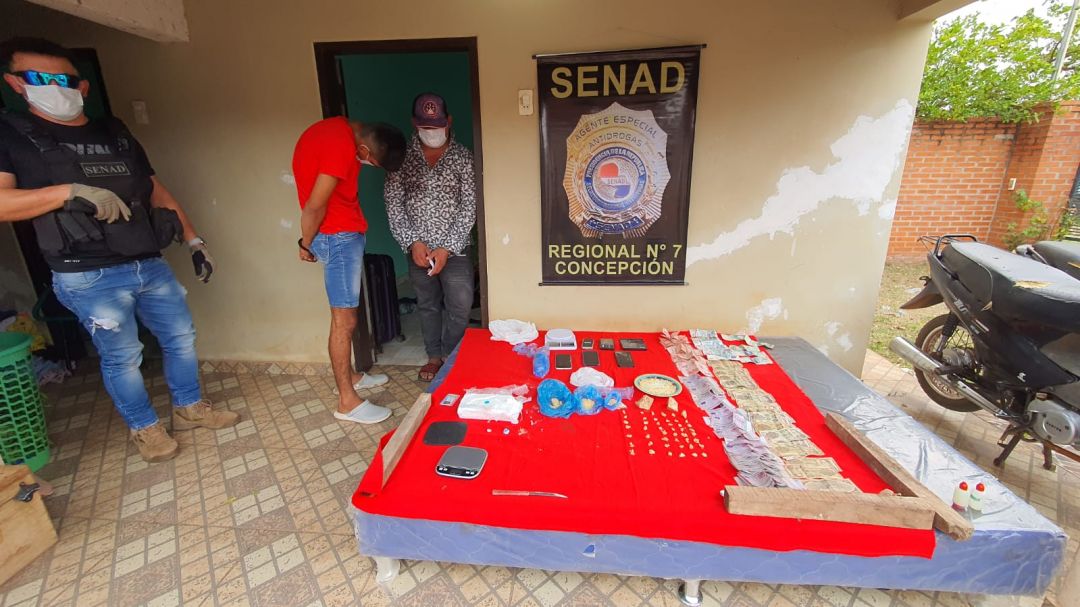 Senad detuvo a proveedores de microtraficantes de cocaína en Concepción