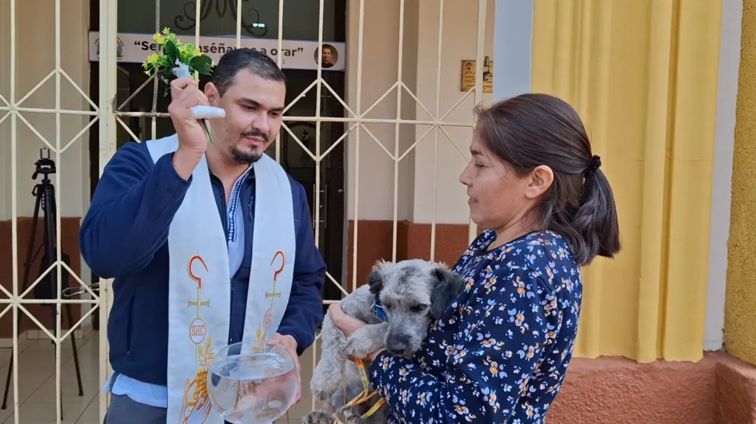 Bendición, vacunación y sanitación de mascotas en la Parroquia Don Bosco
