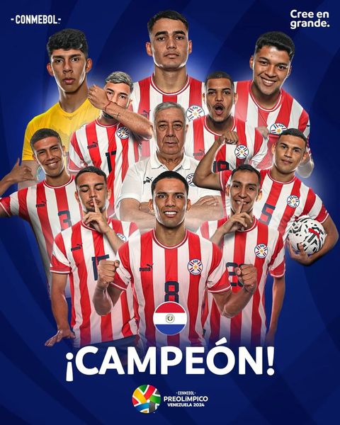 ¡Paraguay ganó el Preolímpico Venezuela 2024 y clasificó a los Juegos Olímpicos París 2024!