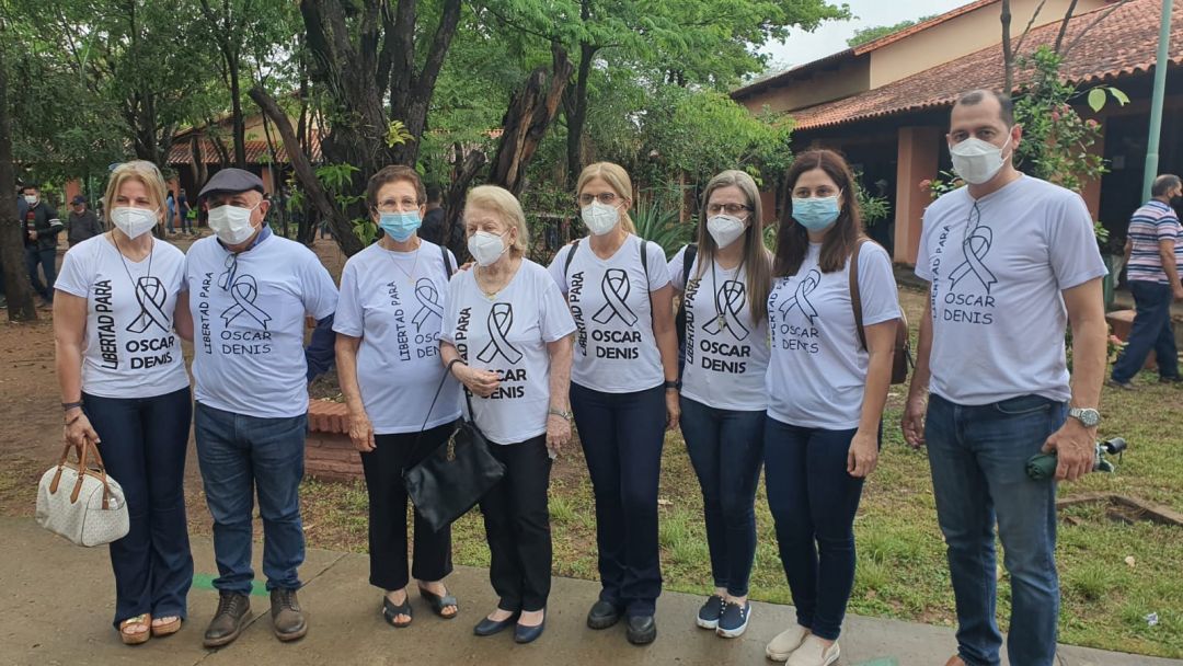 “Libertad para Óscar Denis” el mensaje de su familia en las elecciones