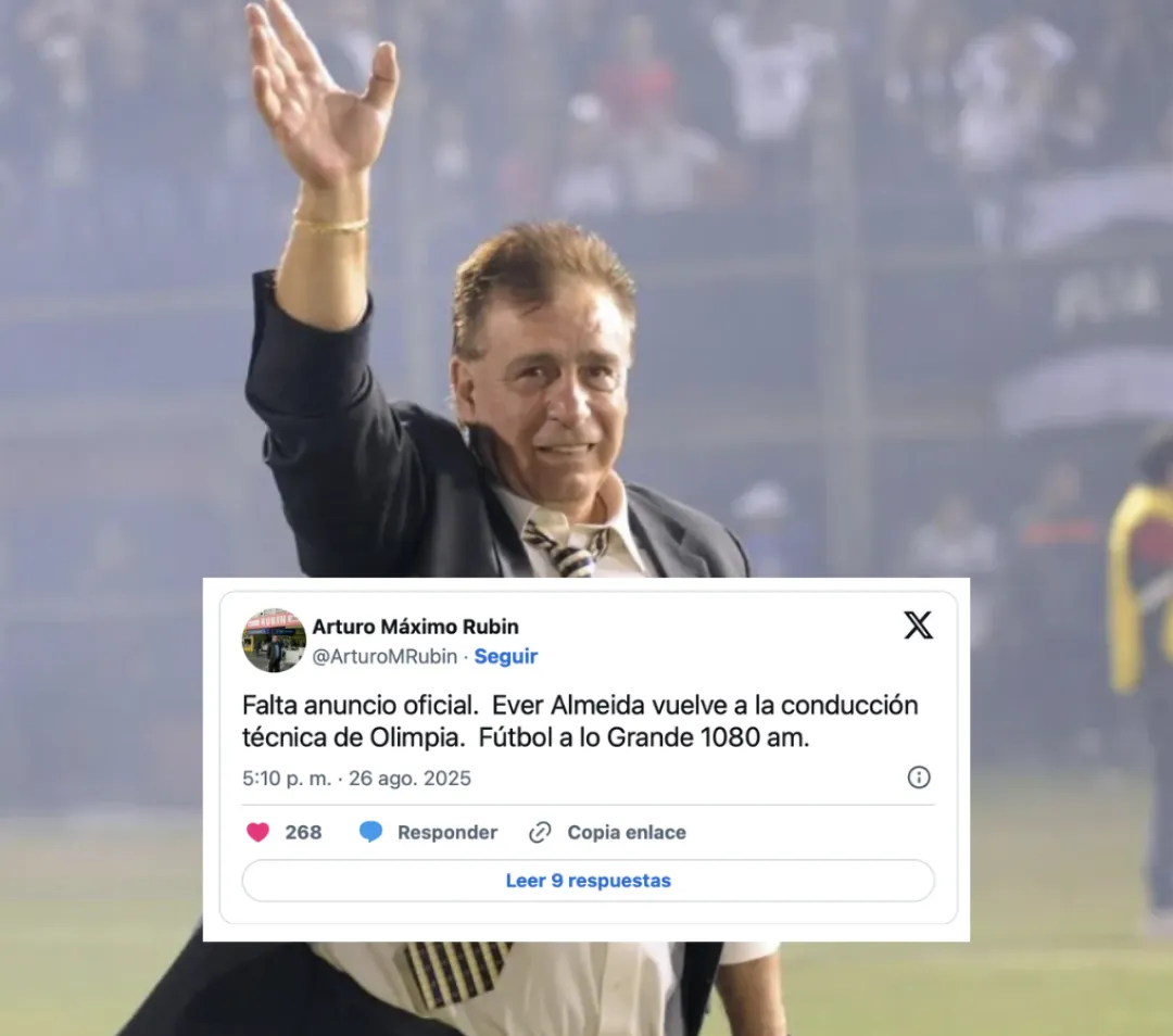 Olimpia confía en su historia: Éver Hugo Almeida será el nuevo DT