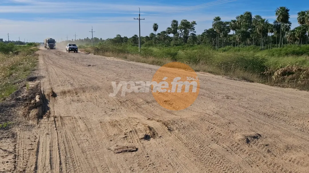 Denuncian pésimo estado de la ruta Concepción - Pozo Colorado