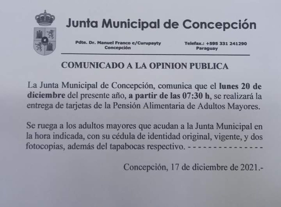 Entregarán tarjetas a beneficiarios de la Pensión Alimentaria para Adultos Mayores