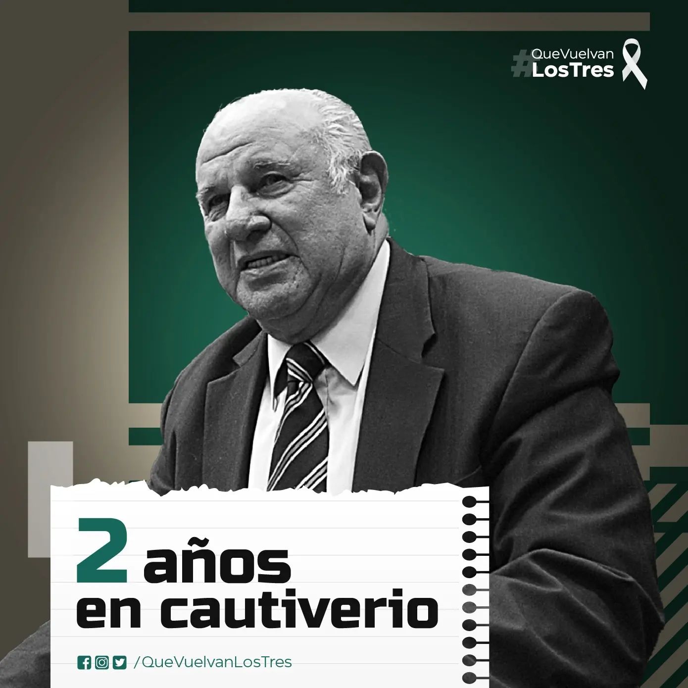 Comunicado a 2 años del secuestro de Óscar Denis