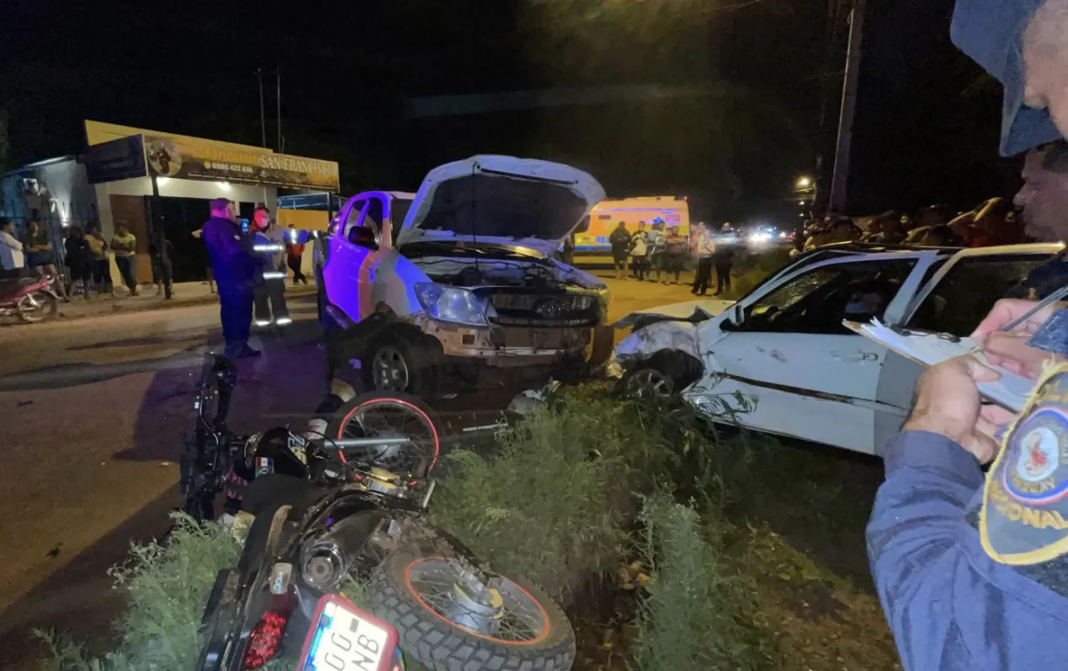 Concepción: Vehículos incautados y seis heridos en accidente.