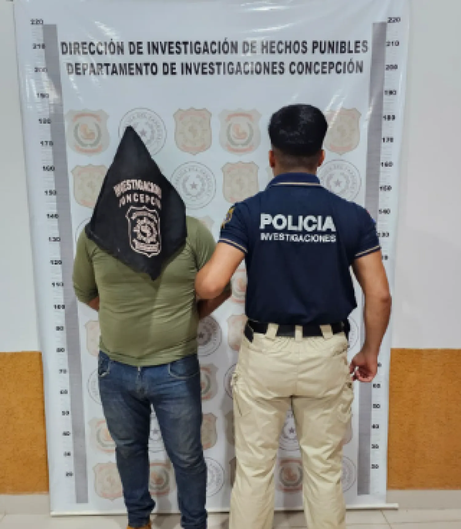 Operativo en Concepción: interceptan ómnibus y arrestan a hombre con siete órdenes de captura