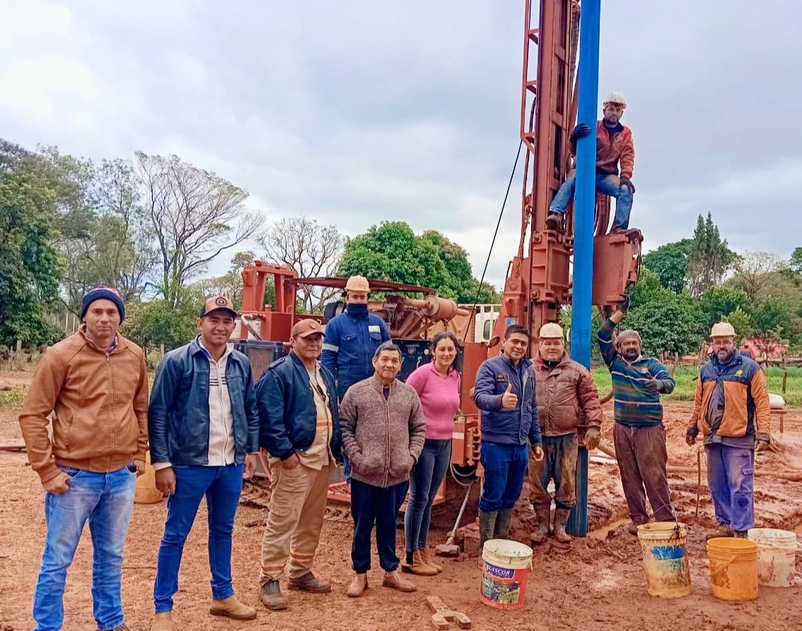 Avanza perforación de pozos artesianos en Horqueta
