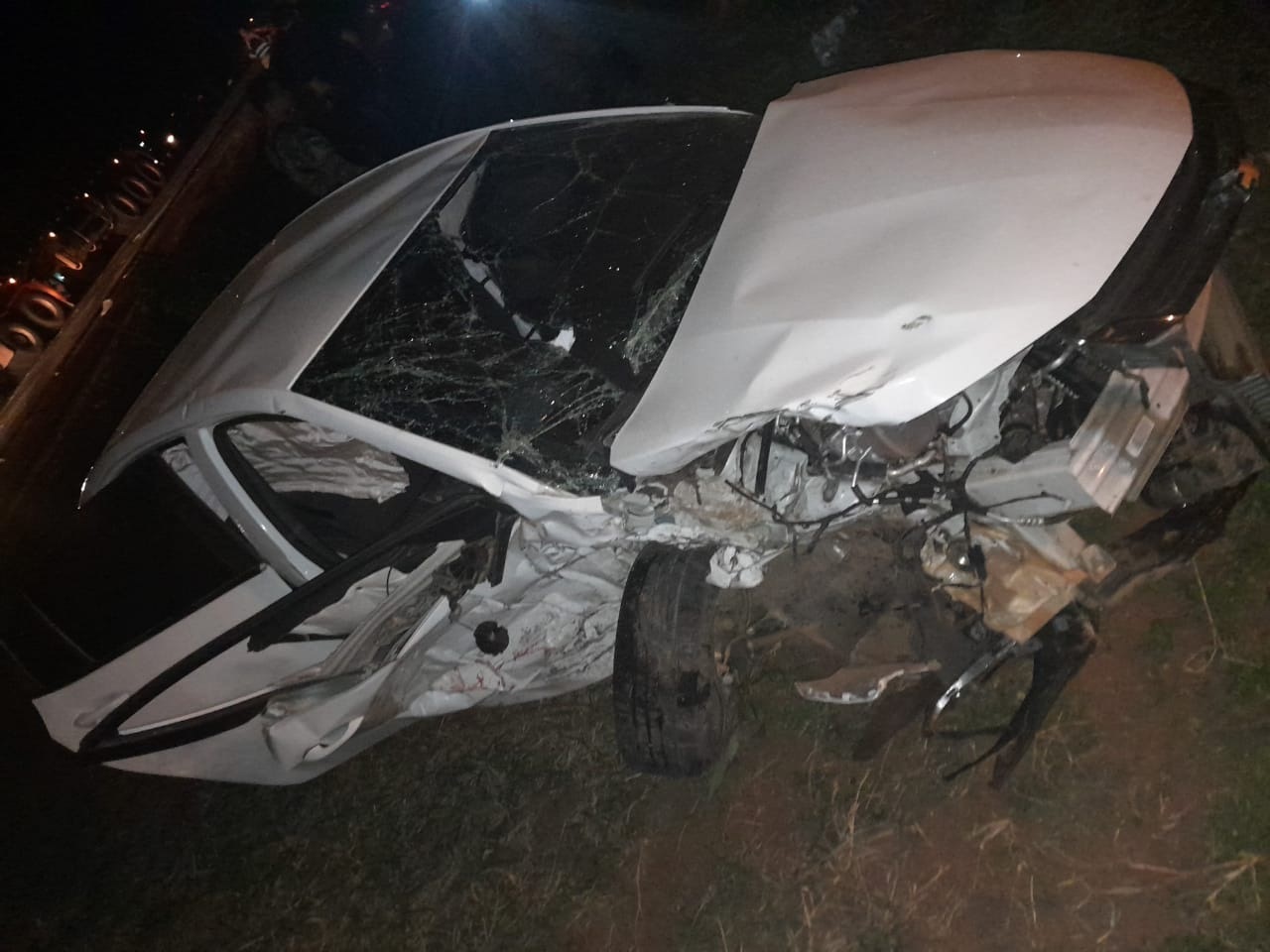 Choque que involucró a tres vehículos en Horqueta dejó varios heridos