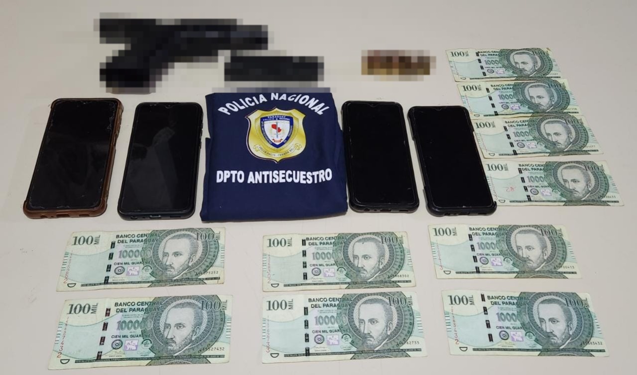 Suboficial de policía y cómplice detenidos por cometer extorsión en nombre del EPP