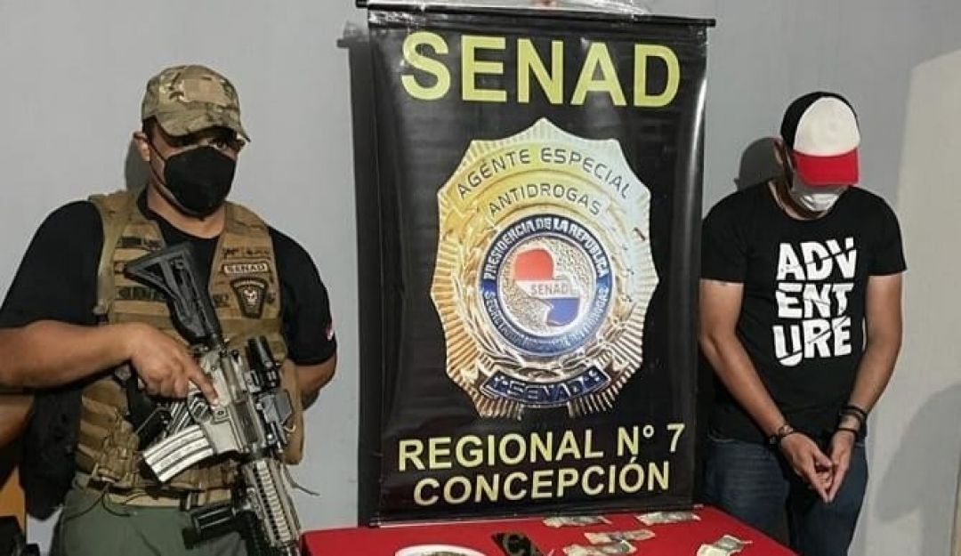 Detuvieron en Concepción a un hombre con cocaína y marihuana para el microtráfico