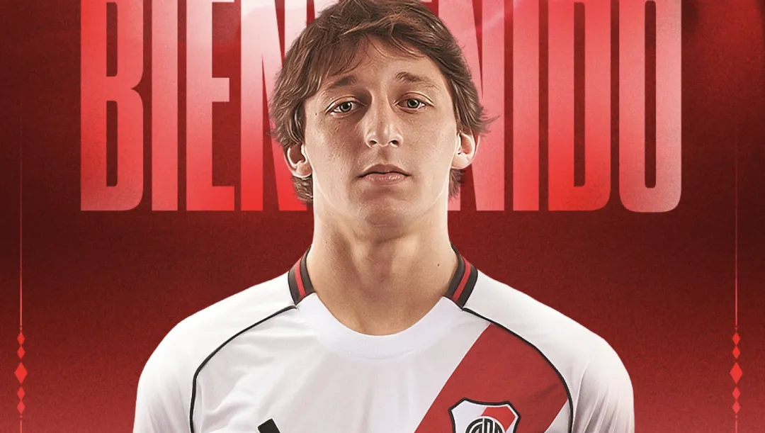 River Plate presentó a Matías Galarza como nuevo refuerzo