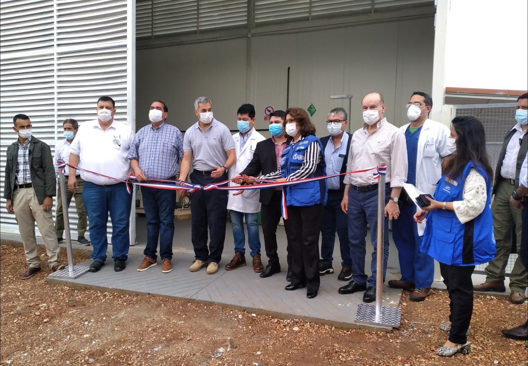 Habilitan planta productora de oxígeno en el Hospital Regional de Concepción