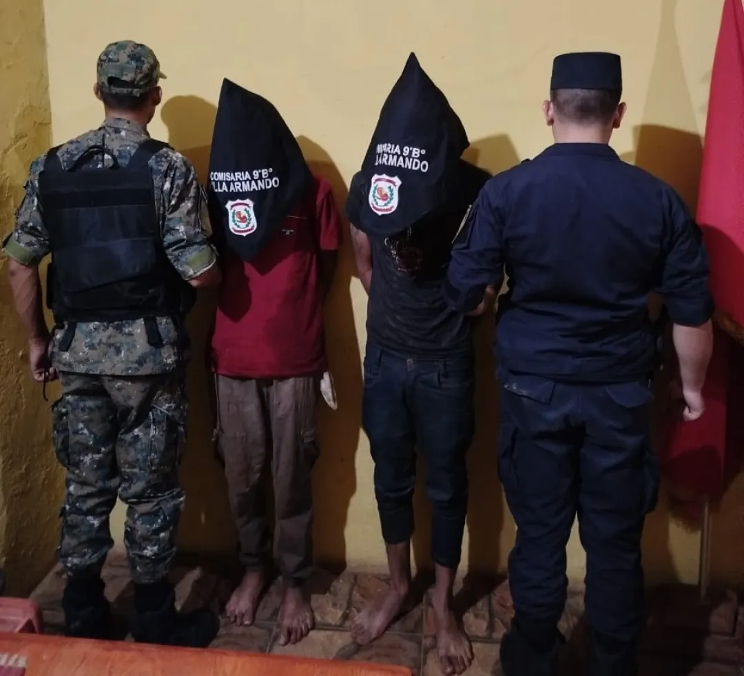 Dos asaltantes aprehendidos en el barrio Villa Alta