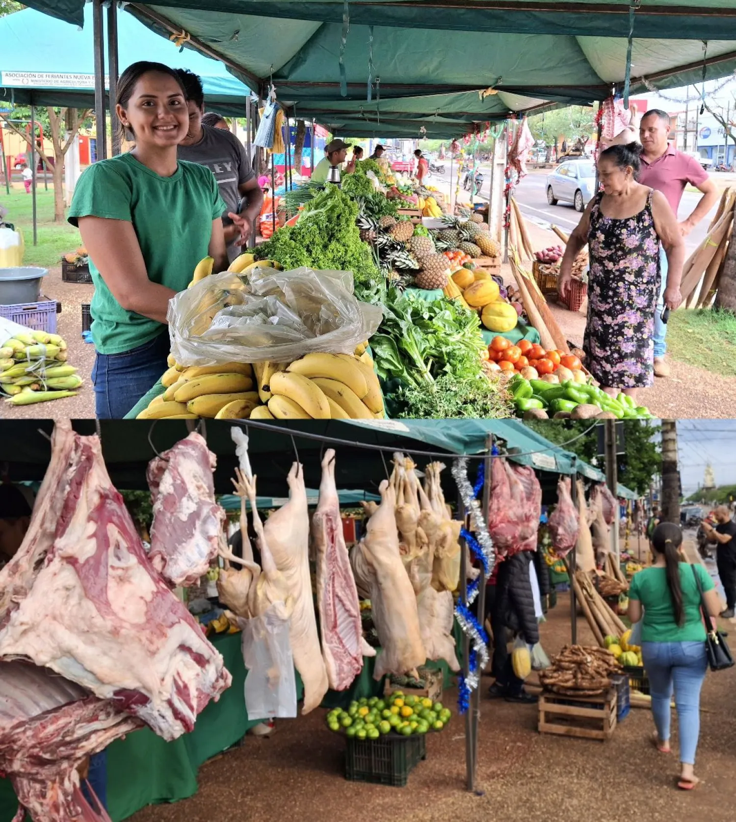 Alimentos frescos y producción local destacan en la Feria Agropecuaria Distrital en la Plaza Pinedo