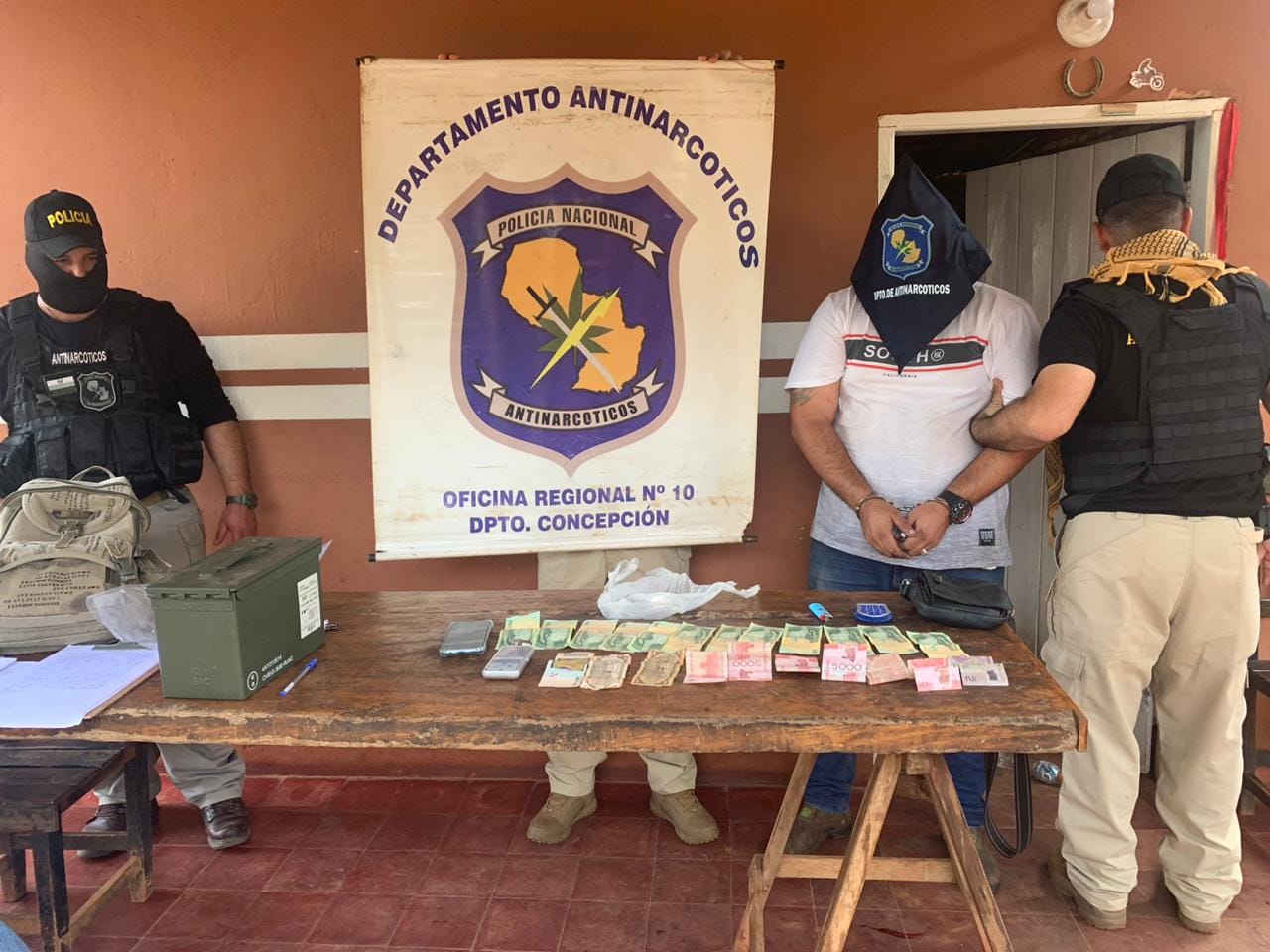 Aprehendieron a presunto microtraficante en Horqueta