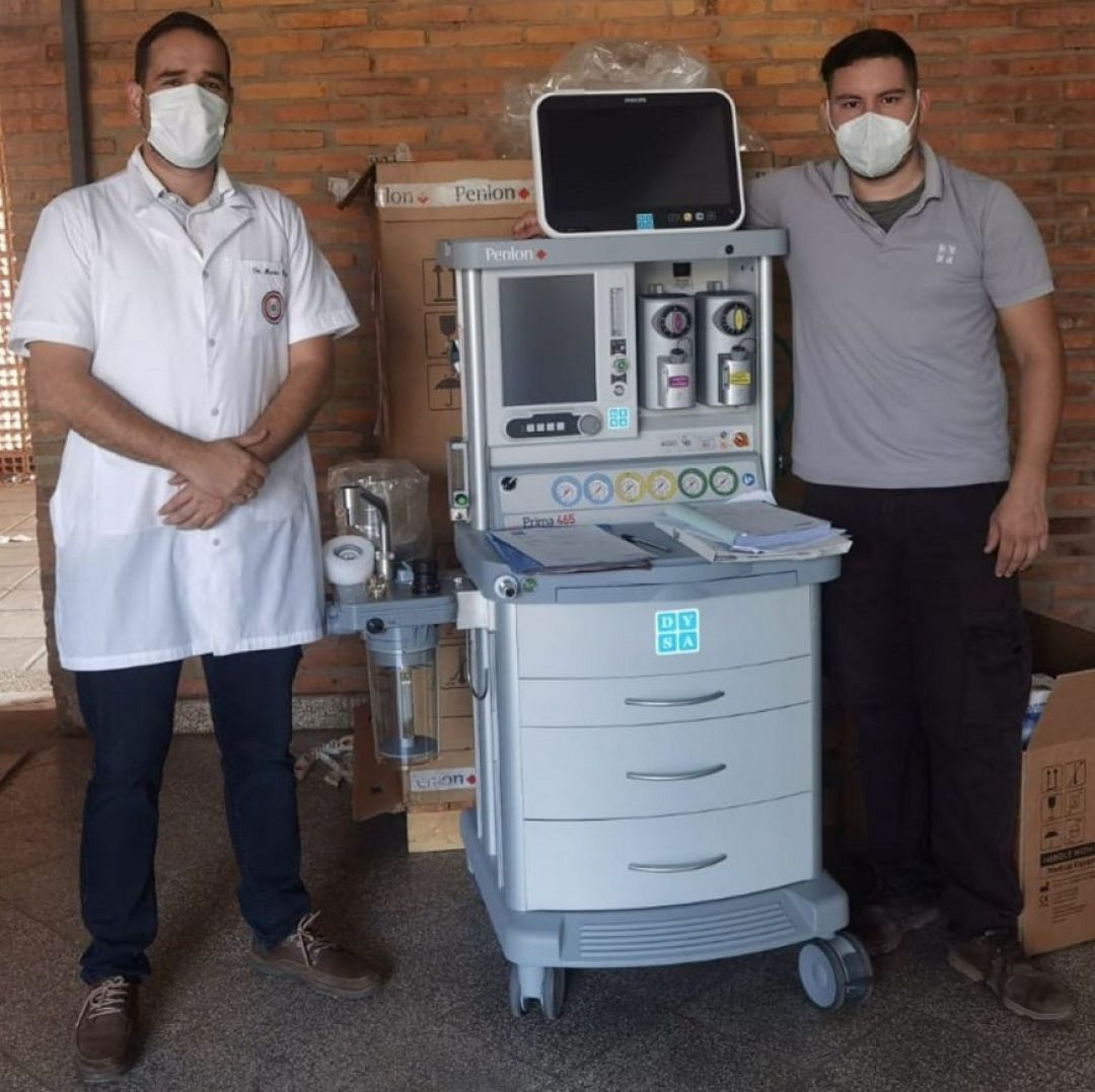 Nuevo equipo de anestesia en el Hospital Regional de Concepción