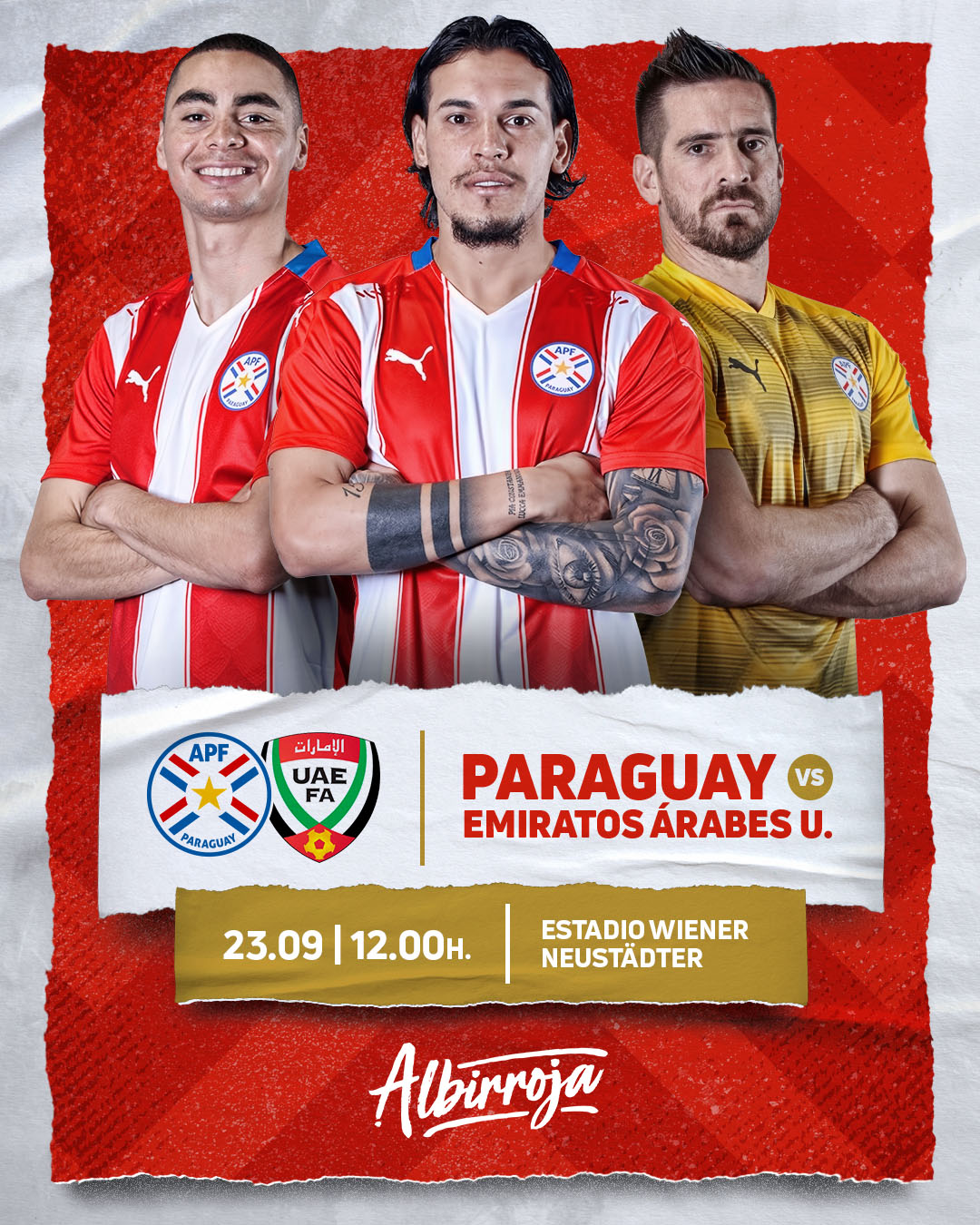 La Albirroja enfrenta este mediodía a Emiratos Árabes Unidos