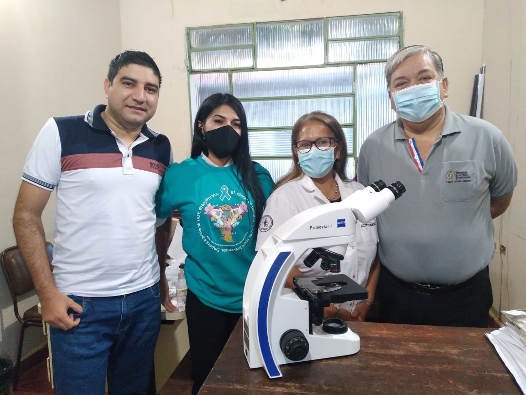 Primera Región Sanitaria recibió Microscopio Binocular