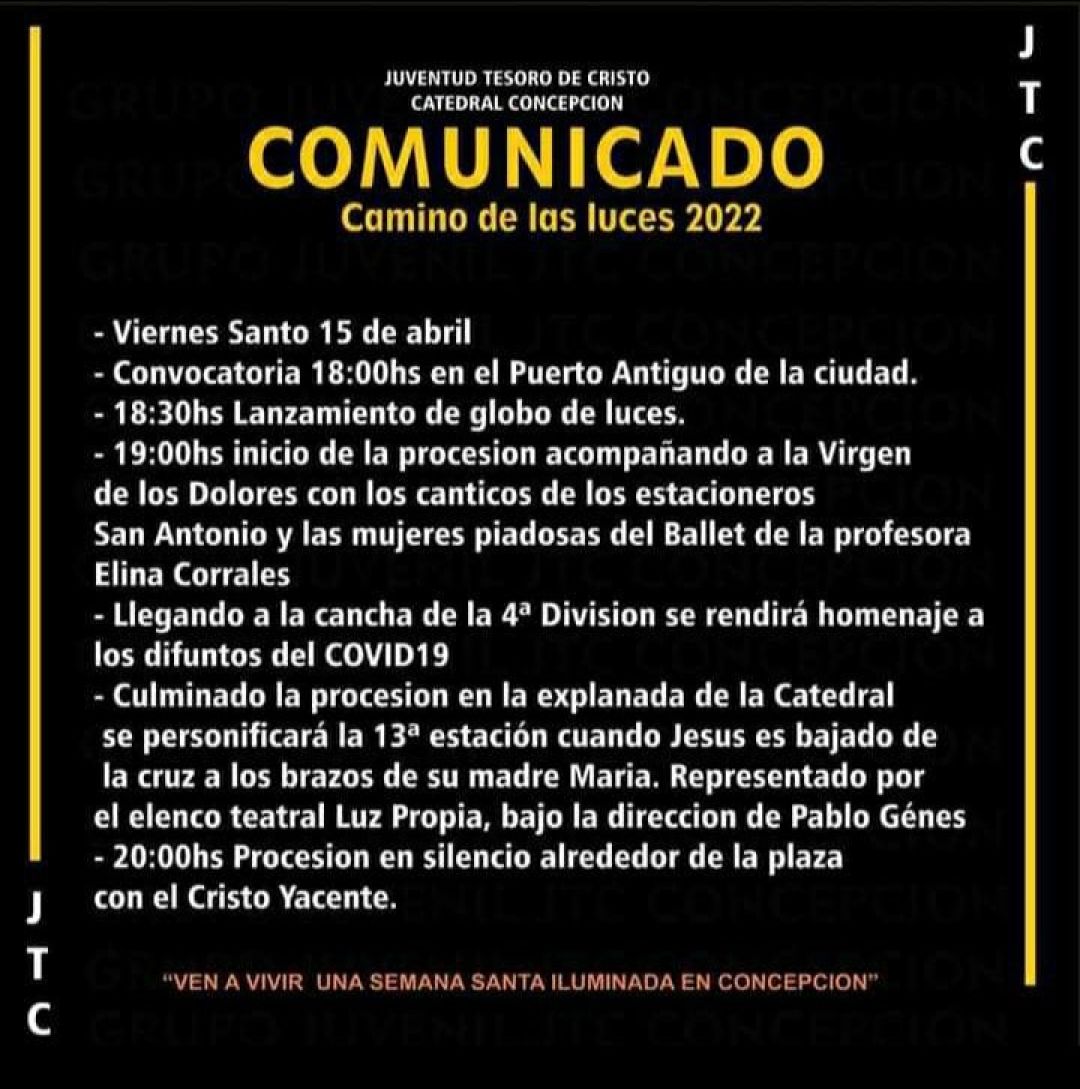 Brindaron detalles de la cuarta edición del Camino de las Luces