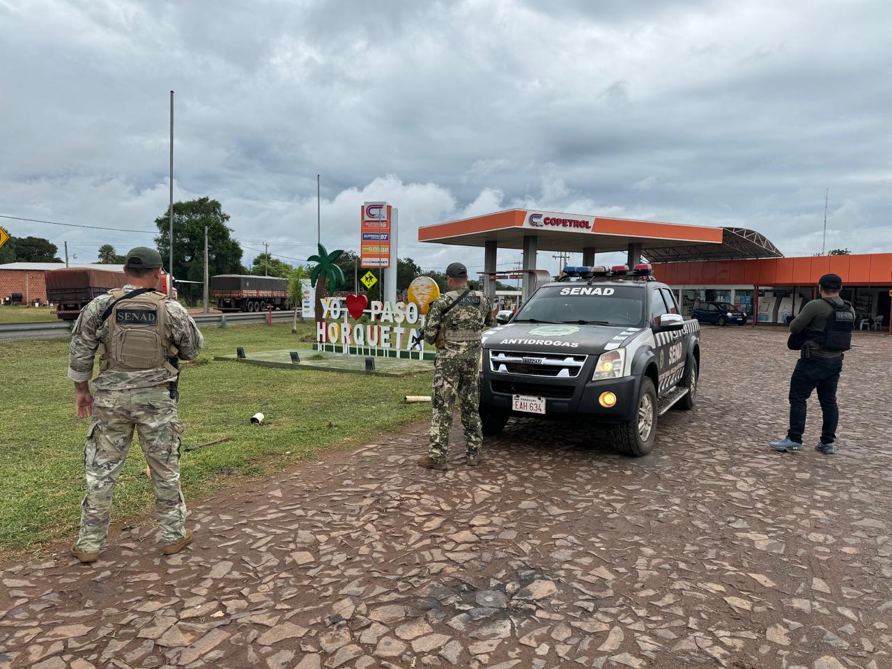 Senad realizó controles y patrullaje en varios distritos de Concepción