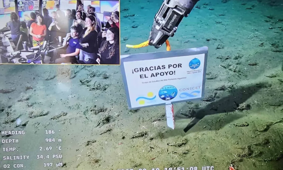 “Fue un trabajo colectivo”: la emoción del equipo del CONICET tras el cierre de una histórica expedición en el Atlántico Sur