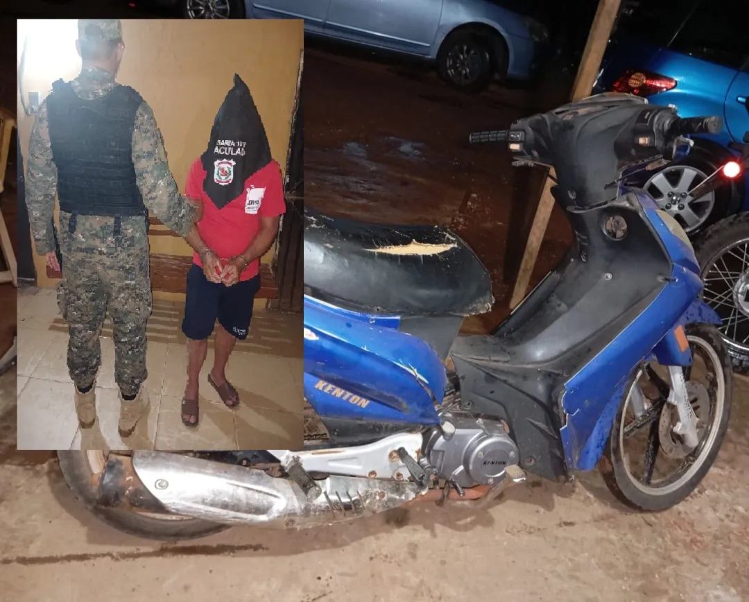 Ciudadanos redujeron a presunto ladrón de motocicleta