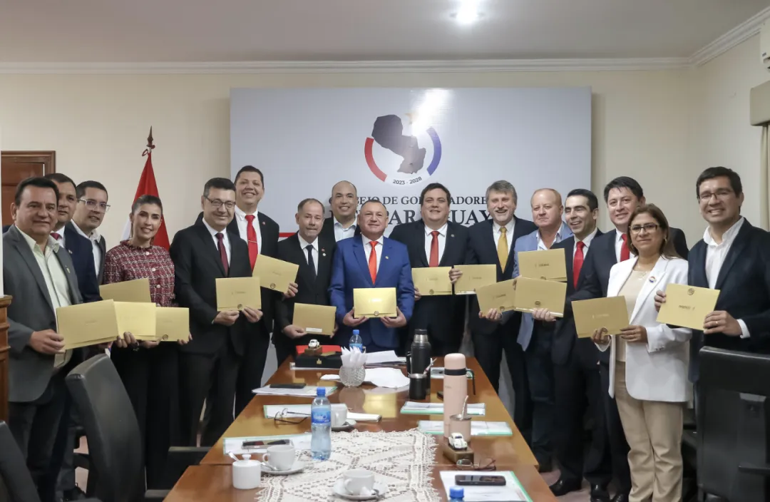 Consejo de Gobernadores renueva su mesa directiva y reafirma compromiso de gestión conjunta con el Gobierno del Paraguay