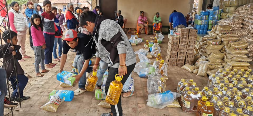 Continúa distribución de víveres a comunidades indígenas de Concepción