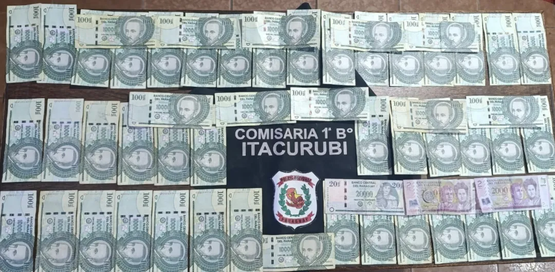 Incautan dinero frente a la penitenciaría de Concepción en presunto caso de lavado