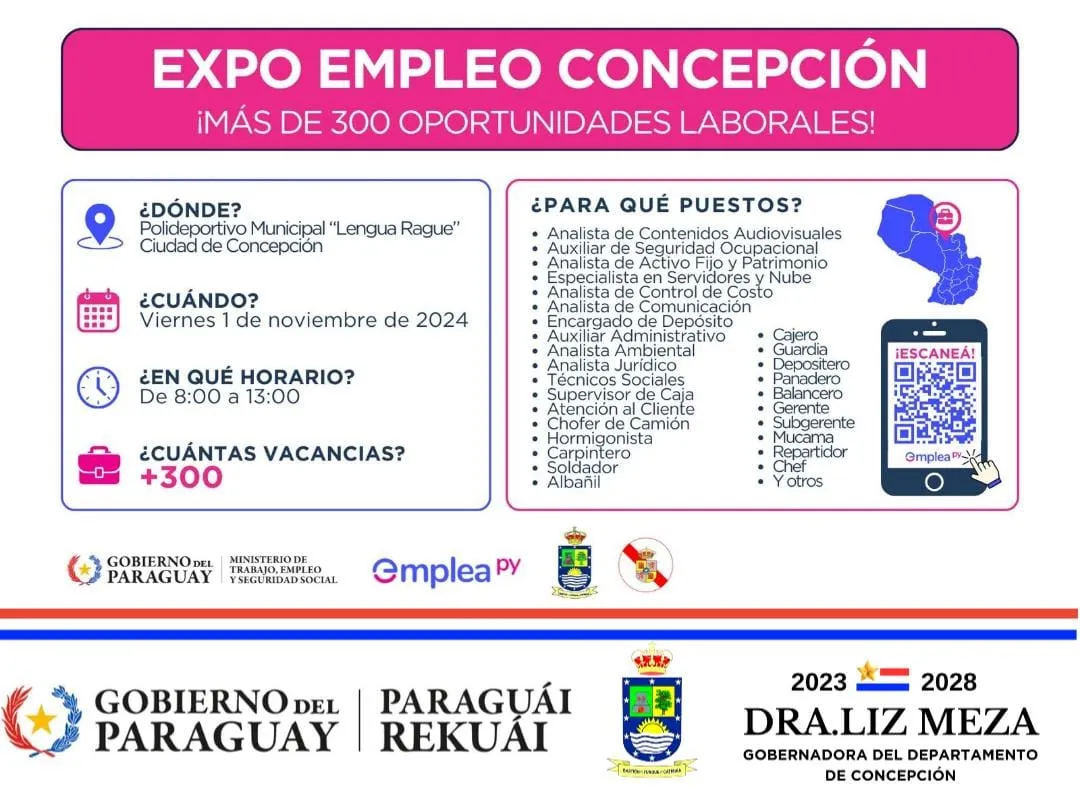 Expo Empleo Concepción este 1 de noviembre