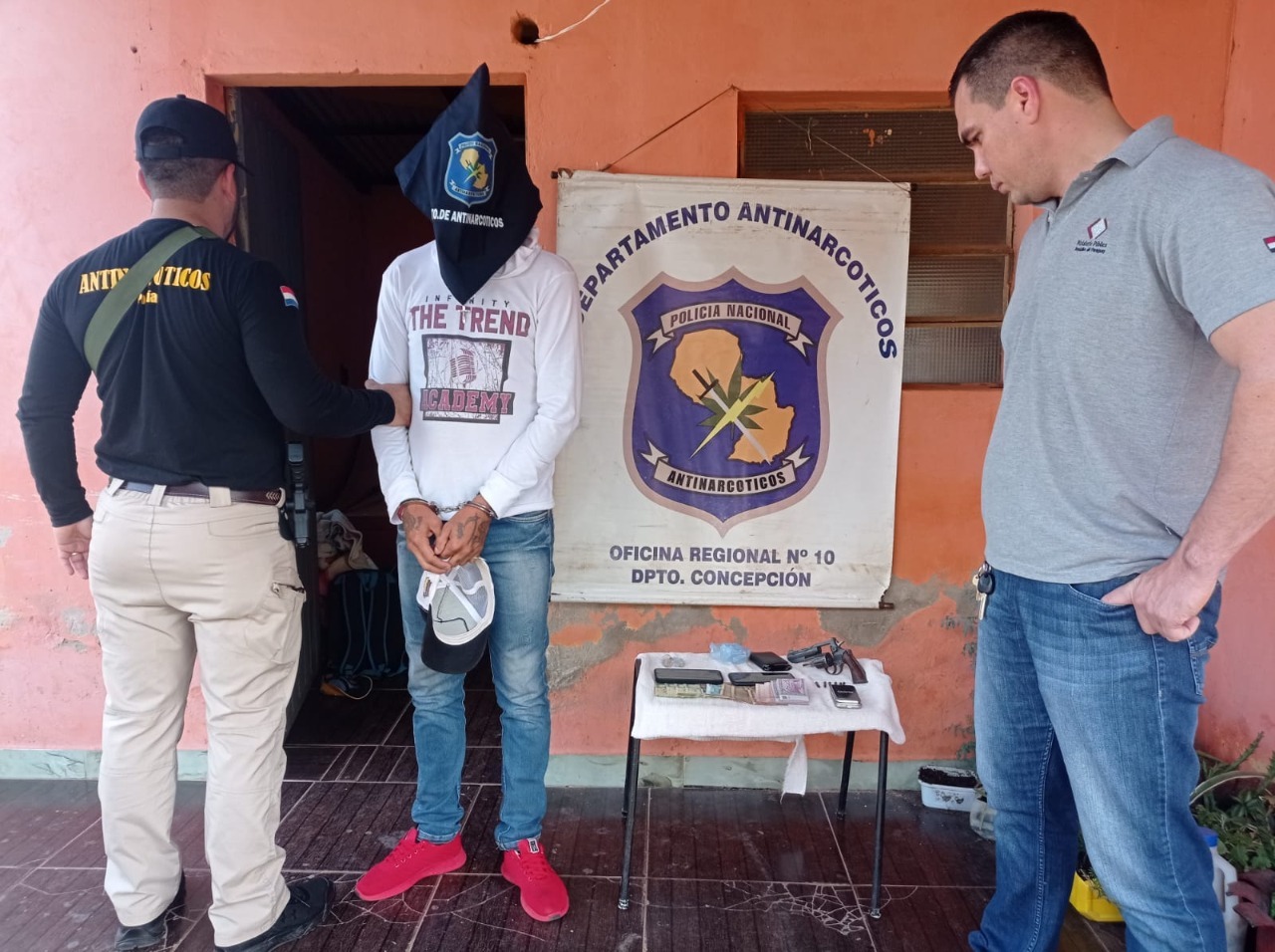 Microtraficante de crack aprehendido en la Fracción Ramonita de Concepción