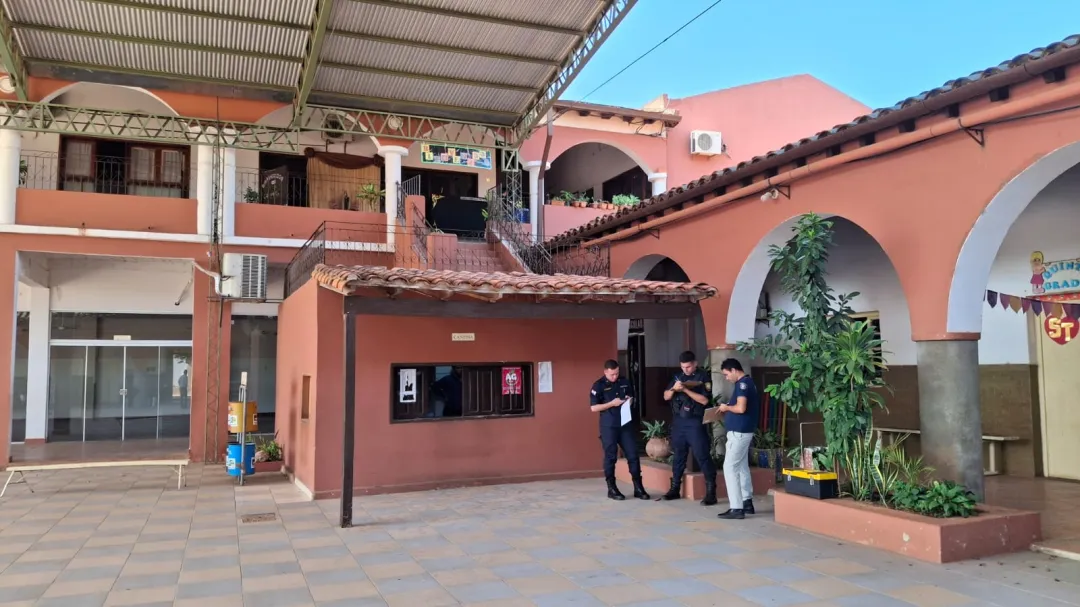 Menores causaron destrozos en la Institución Educativa Diocesana Santa Teresita