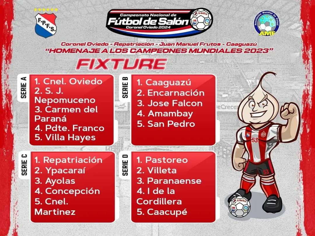 La "V" Azulada ya conoce a sus rivales del Campeonato Nacional de Fútbol de Salón