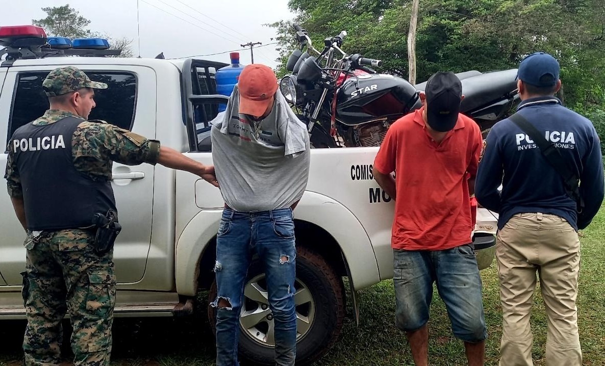 Aprehendieron a dos hermanos en Horqueta por presunto abigeo