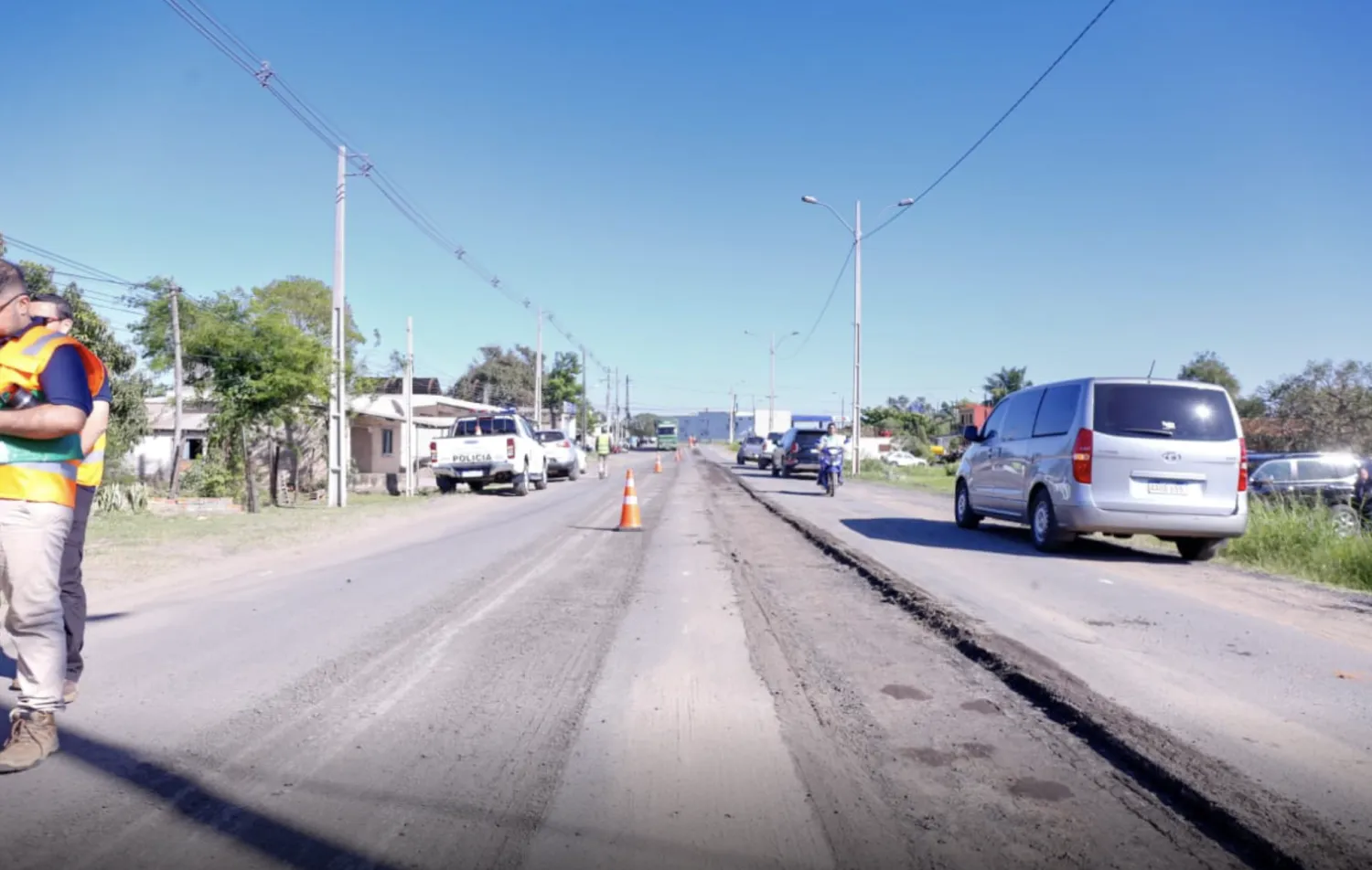 Plan 1.000 inicia pavimentación de primeros tramos en Villa Hayes