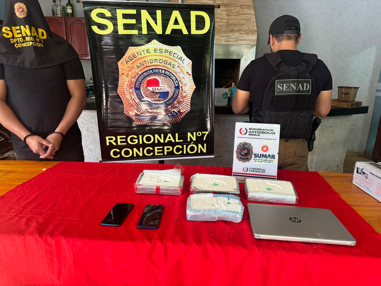 Incautaron cocaína y marihuana “vip” en Horqueta