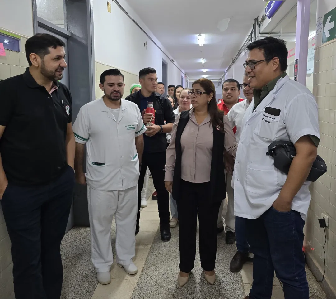 Gobernación realizó relevamiento técnico en terapia intensiva del IPS Concepción
