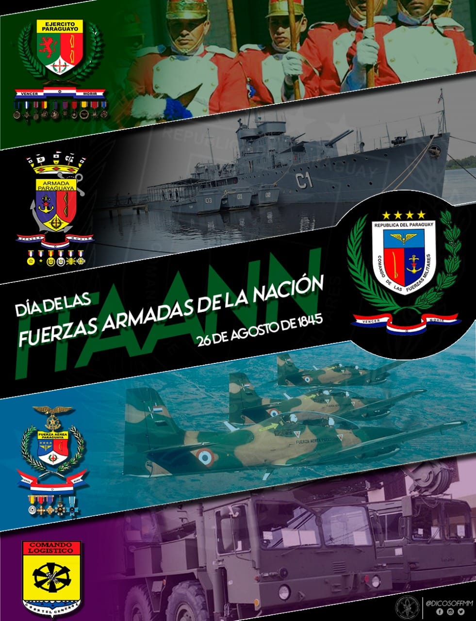 177º Aniversario de creación de las Fuerzas Armadas de la Nación