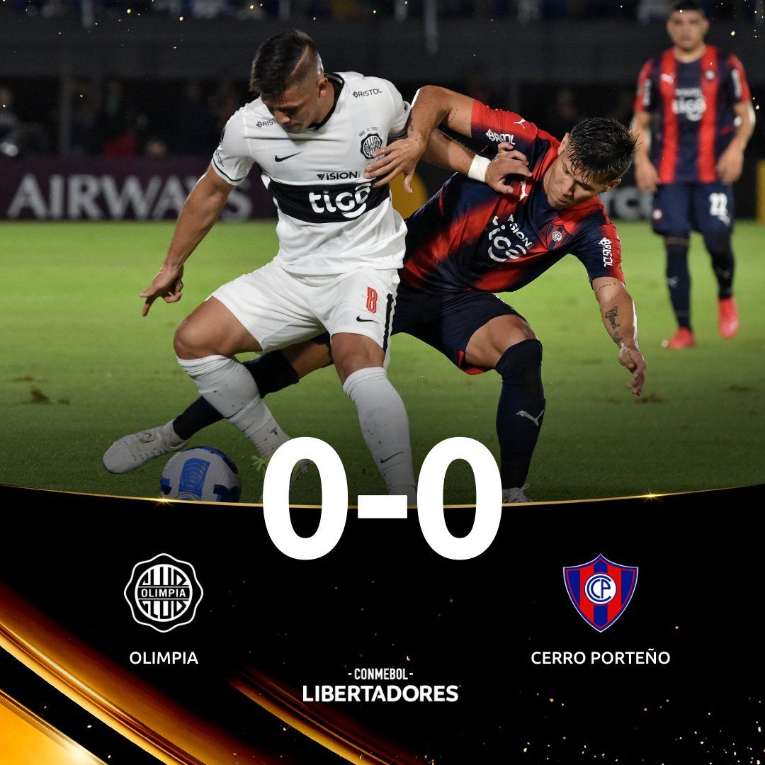 Olimpia y Cerro Porteño igualaron sin goles en la Libertadores