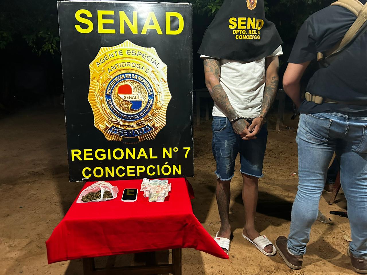 Senad detuvo a un presunto microtraficante en Loreto