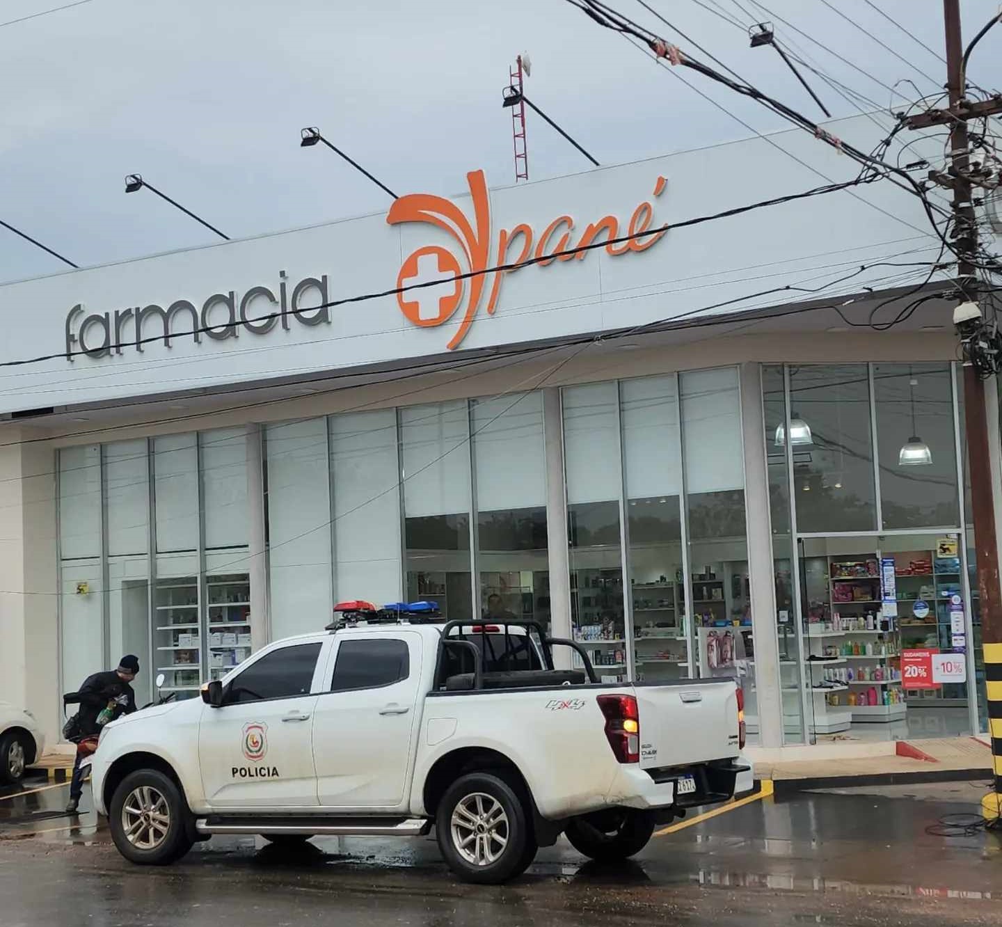 Inseguridad en Concepción: ingresaron a robar en una sucursal de farmacia Ypané