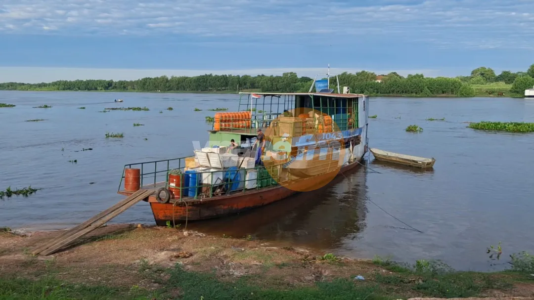 Aumenta el transporte fluvial de mercaderías desde Concepción al Chaco