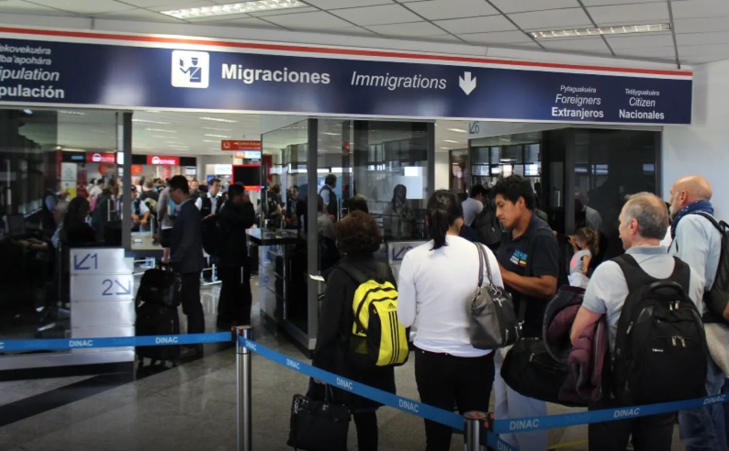 Paraguay registra un aumento del 25% en la entrada y salida de connacionales y extranjeros en el 2025